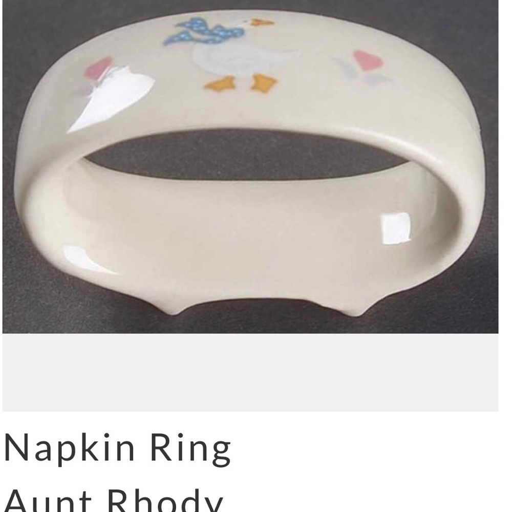 8-Vintage Tienshan Aunt Rhody Napkin Holders